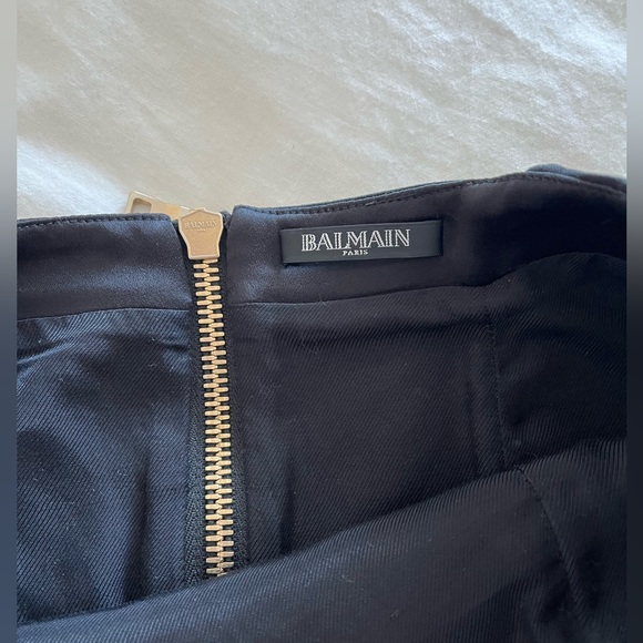 Balmain satin draped skirt - Picture 5 of 6